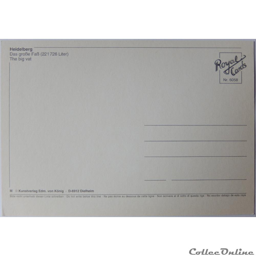 carte postale europe nord pa calai cp allemagne bade wurtemberg heidelberg