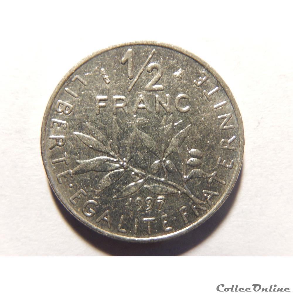 50 centimes Semeuse 1997 monnaie france moderne 50 centimes semeuse 1997