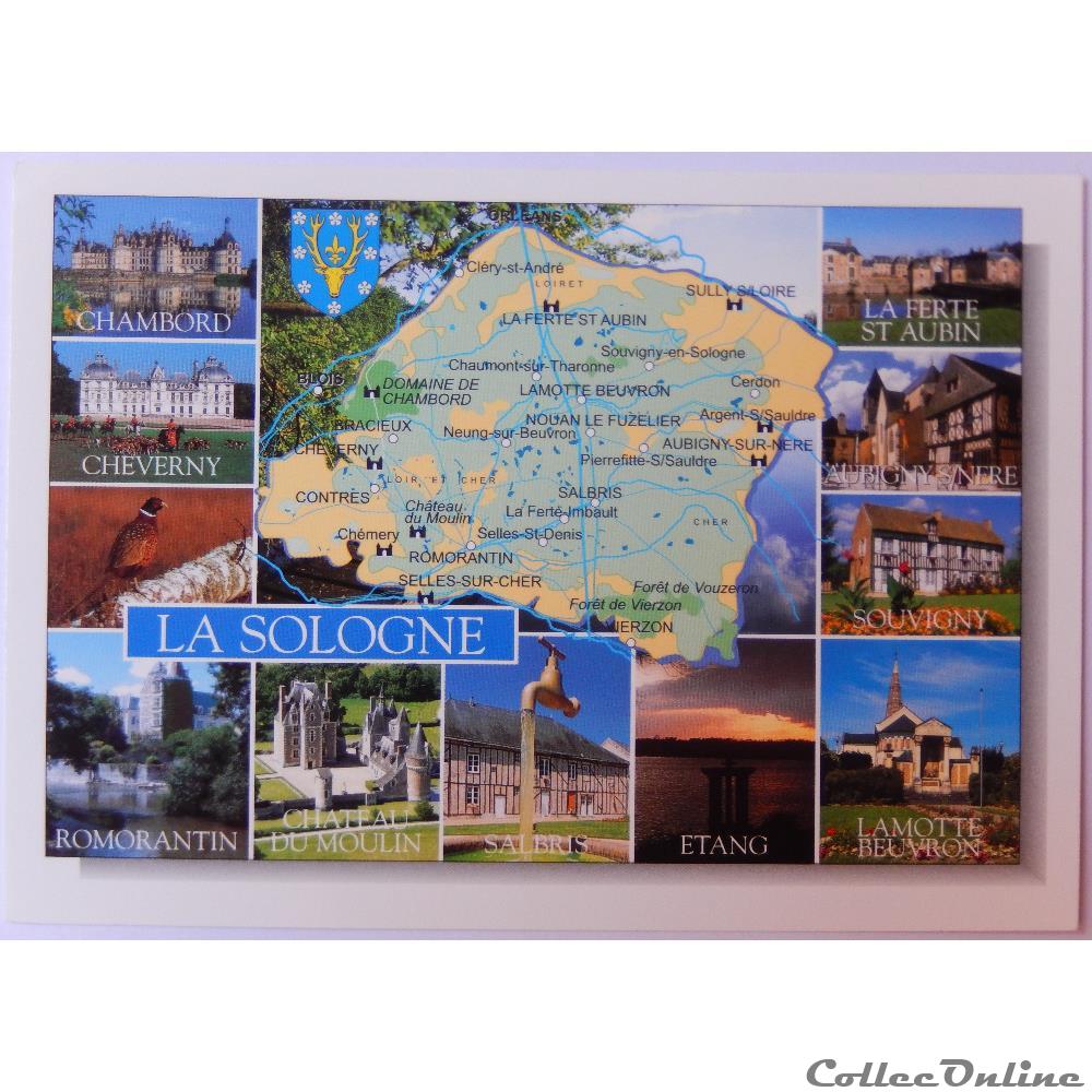 CP de La Sologne carte postale france centre cp de la sologne