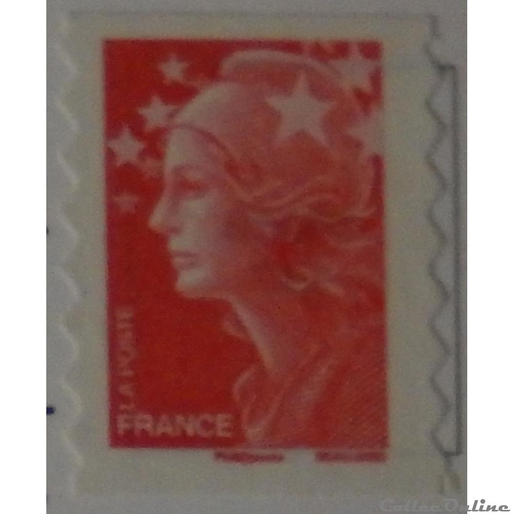 timbre france aa00175 marianne de beaujard sans valeur de 2008