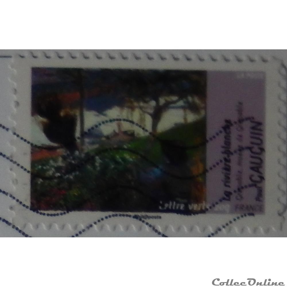 AA00831 la rivière blanche de Paul Gauguin 20g de 2013 timbre france aa00831 la riviere blanche de paul gauguin 20g de 2013