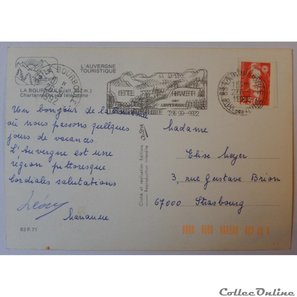 CP du Puy-de-Dôme, La Bourboule Charlannes carte postale france auvergne cp du puy de dome la bourboule charlannes