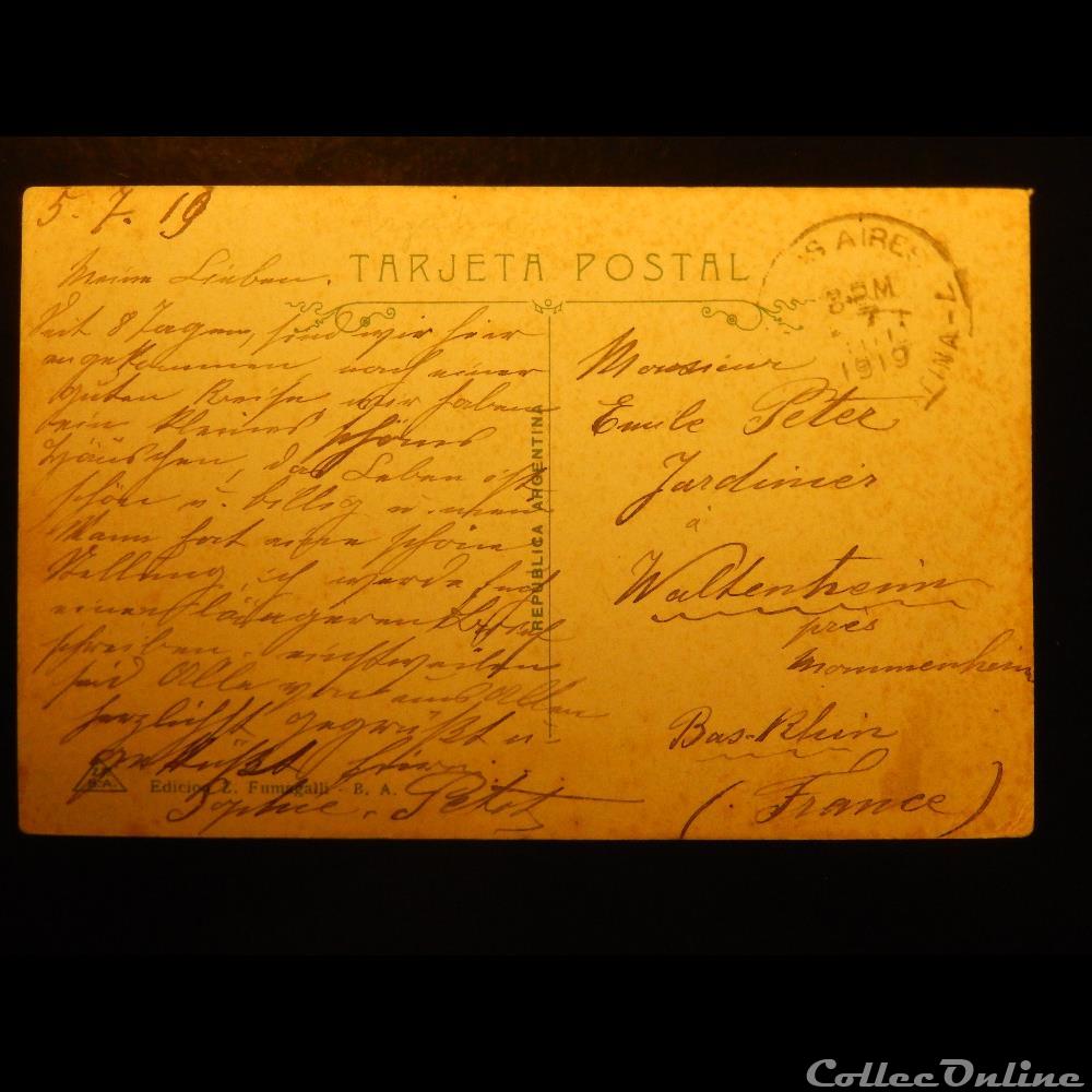 CPA d'Argentine, Buenos Aires carte postale amerique languedoc roussillon cpa argentine buenos aires