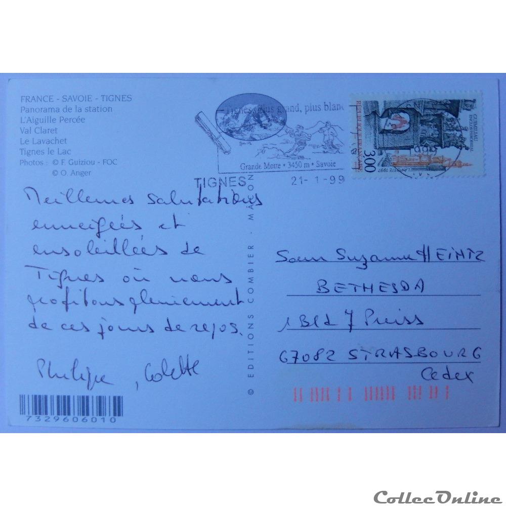CP de Savoie, Tignes carte postale france rhone alpe cp de savoie tignes