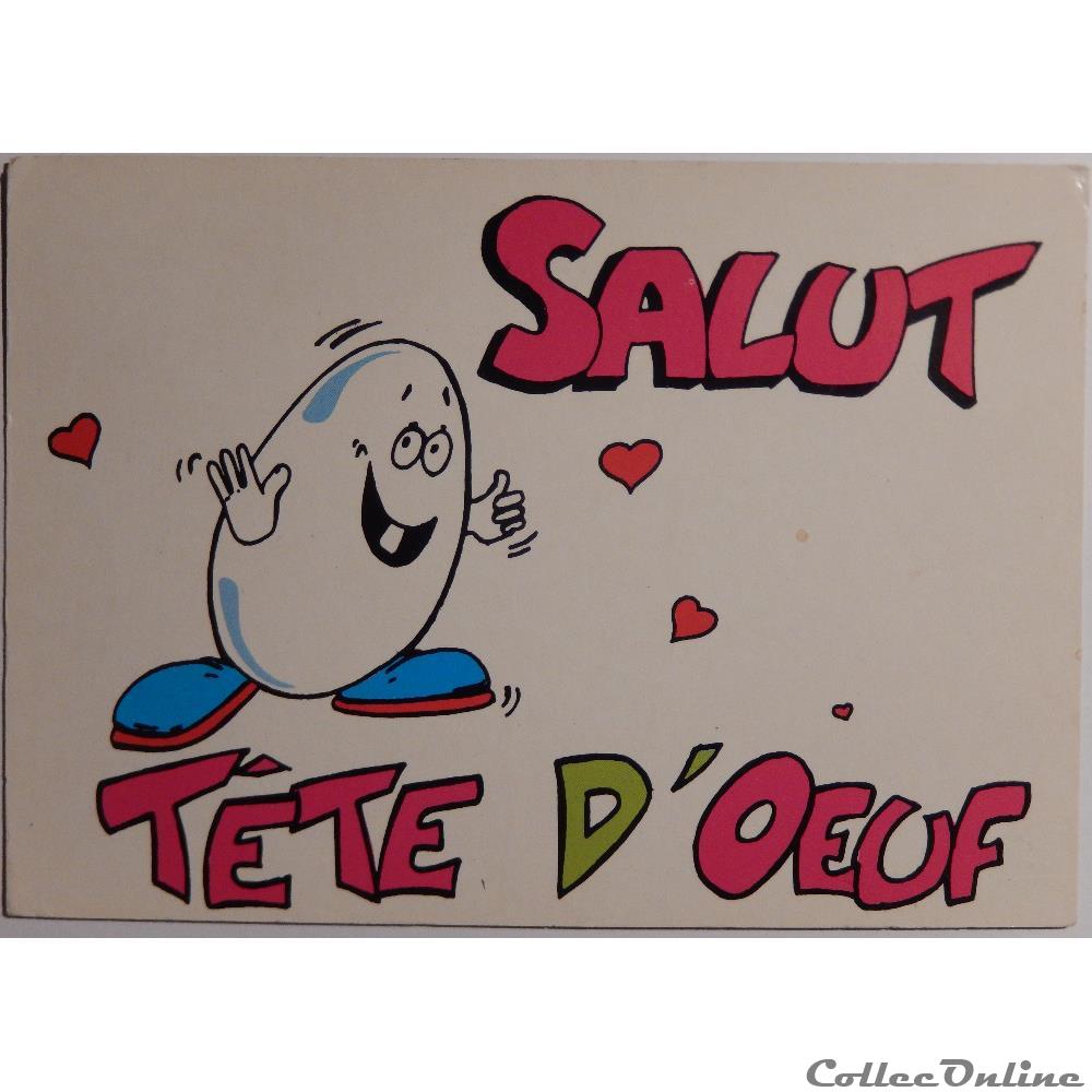 carte postale alsace cp humour oeuf
