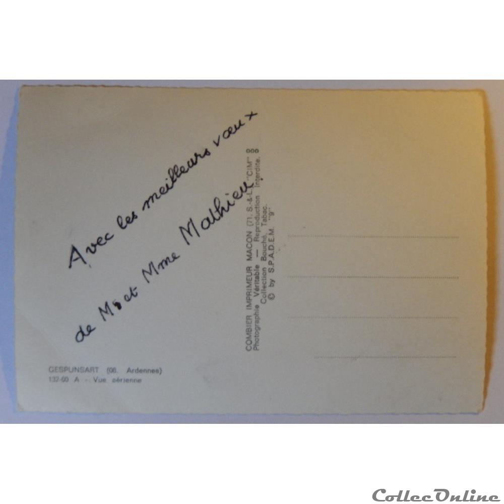 carte postale france rhone alpe cpa des ardennes gespunsart