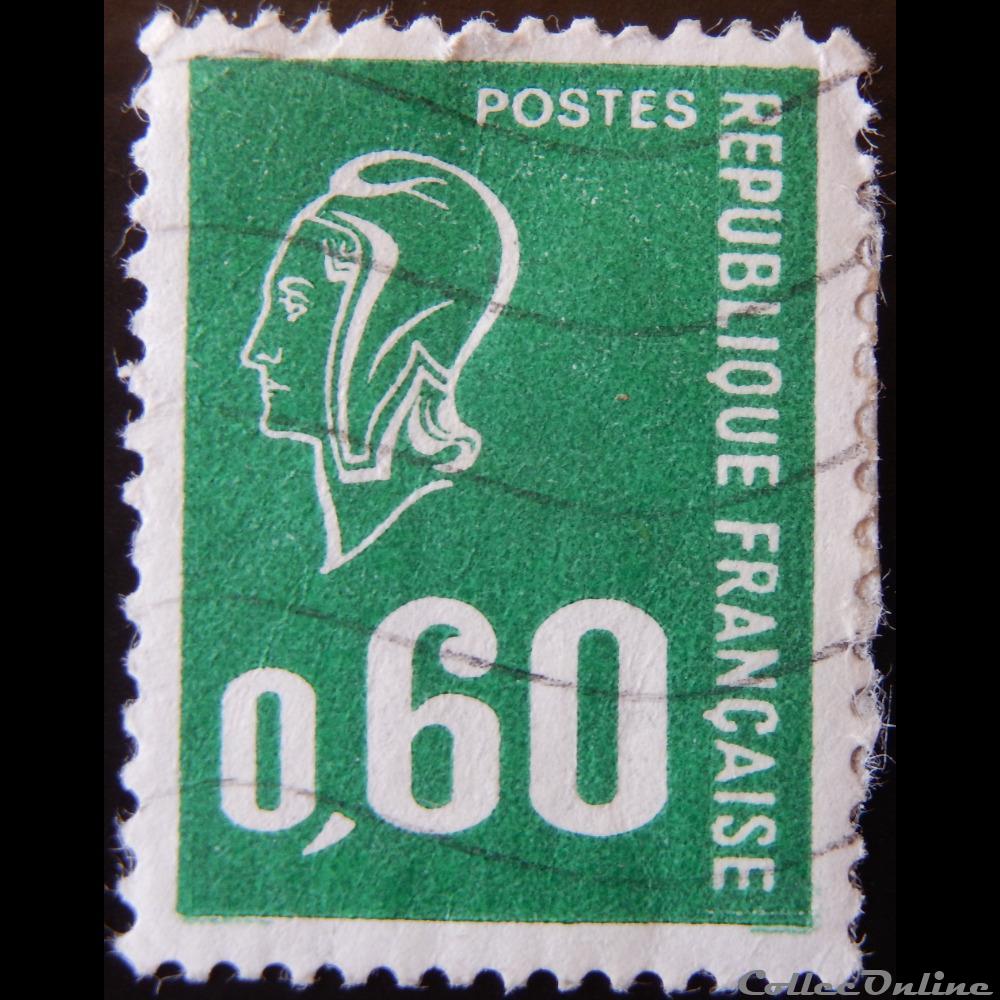01814 Marianne de Béquet - 60c vert de 1974 timbre france 01814 marianne de bequet 60c vert de 1974