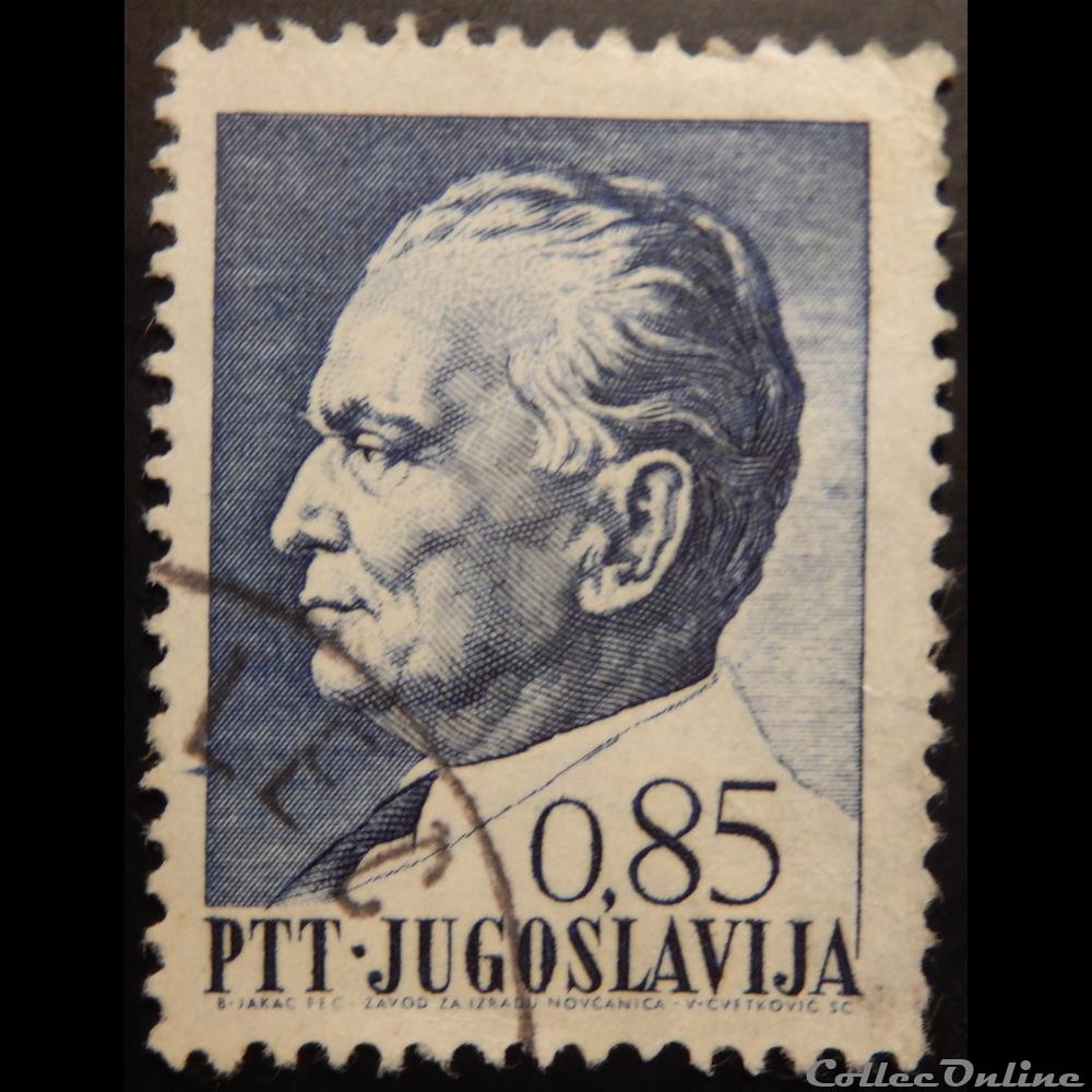 Yougoslavie 01108 président Josip Broz Tito 0.85 Din de 1967 timbre europe serbie yougoslavie 01108 president josip broz tito 0 85 din de 1967