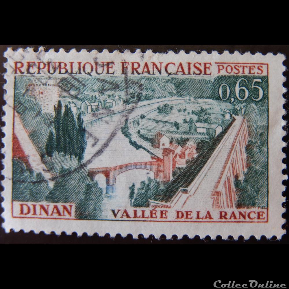 01315 Dinan Vallée de la Rance 0.65F de 1961 timbre france 01315 dinan vallee de la rance 0 65f de 1961