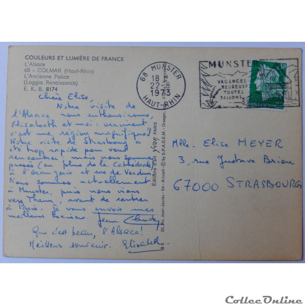 CPA du Haut-Rhin, Colmar carte postale france alsace cpa du haut rhin colmar