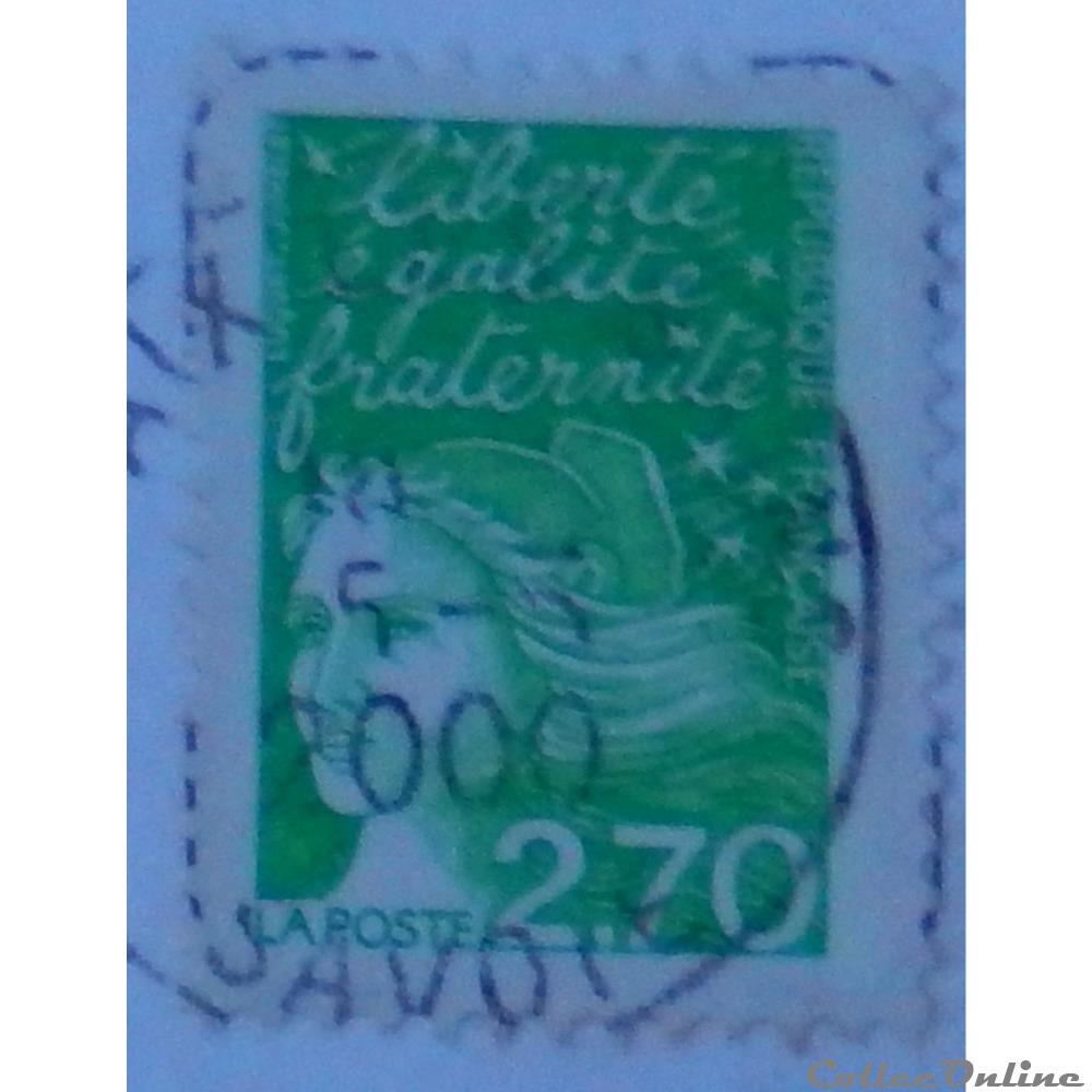03091 Marianne de Luquet 2F70 vert de 1997 4 timbre france 03091 marianne de luquet 2f70 vert de 1997