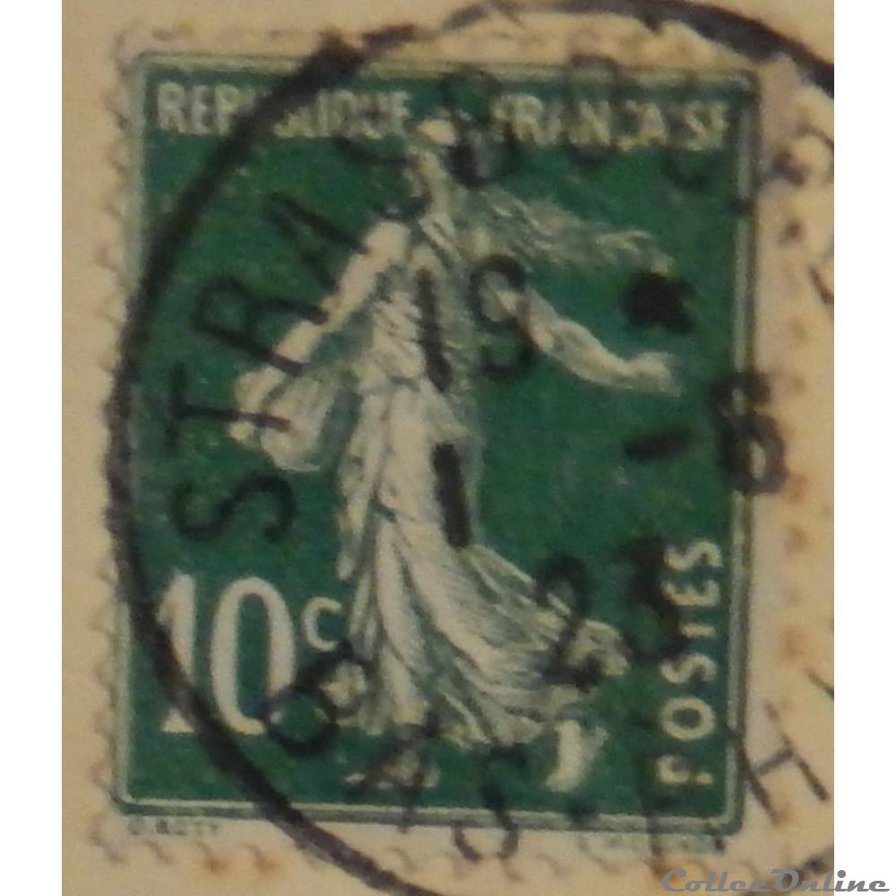 00159 Semeuse fond plein 10c vert de 1922 5 timbre france 00159 semeuse fond plein 10c vert de 1922