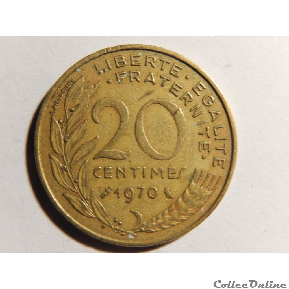 20 centimes Marianne 1970 monnaie france moderne 20 centimes marianne 1970