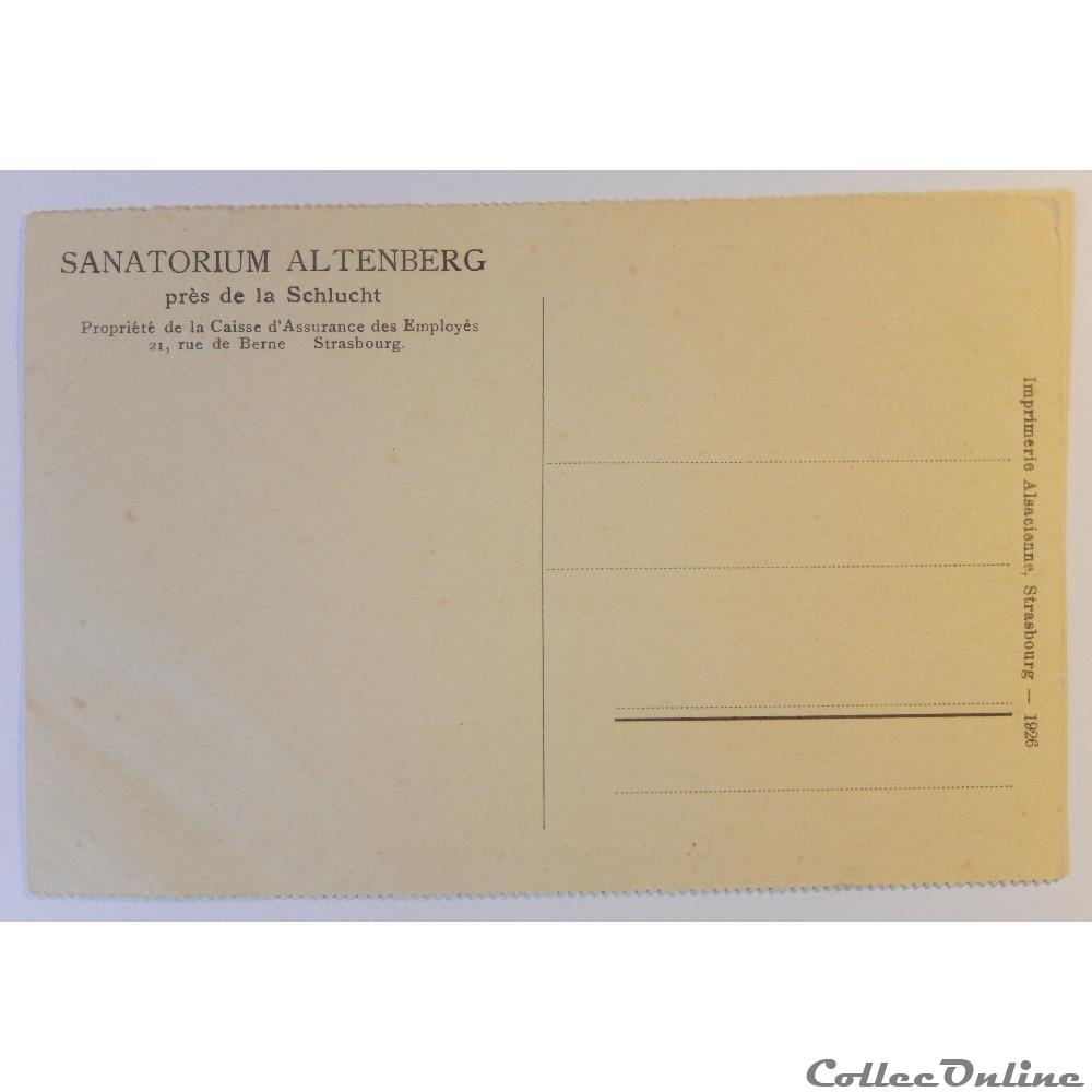 carte postale france alsace cpa altenberg le sanatorium haut rhin