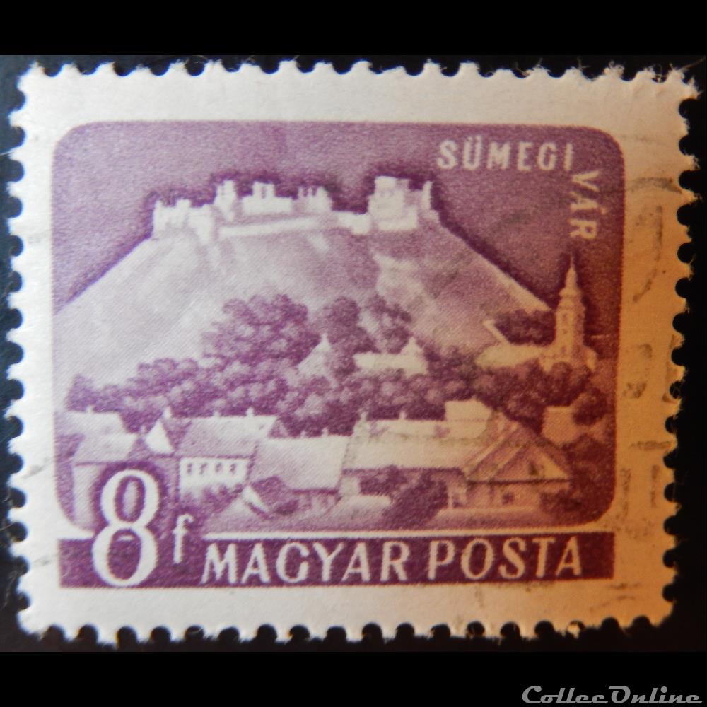 Hongrie 01335 Sümeg 8f de 1960 timbre europe hongrie 01335 sumeg 8f de 1960