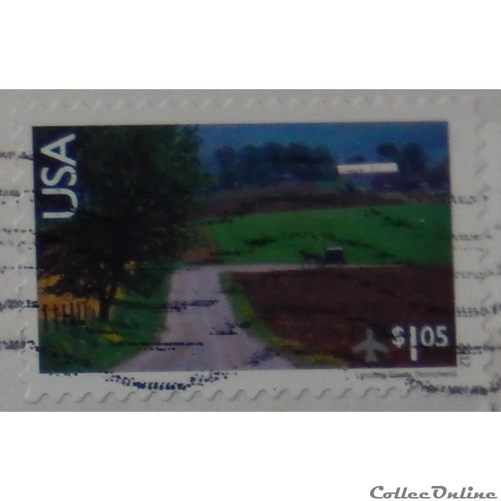 Etats Unis PA0143 comté de Lancaster 1.05$ de 2012 3 timbre amerique etats unis pa0143 comte de lancaster 1 05 de 2012