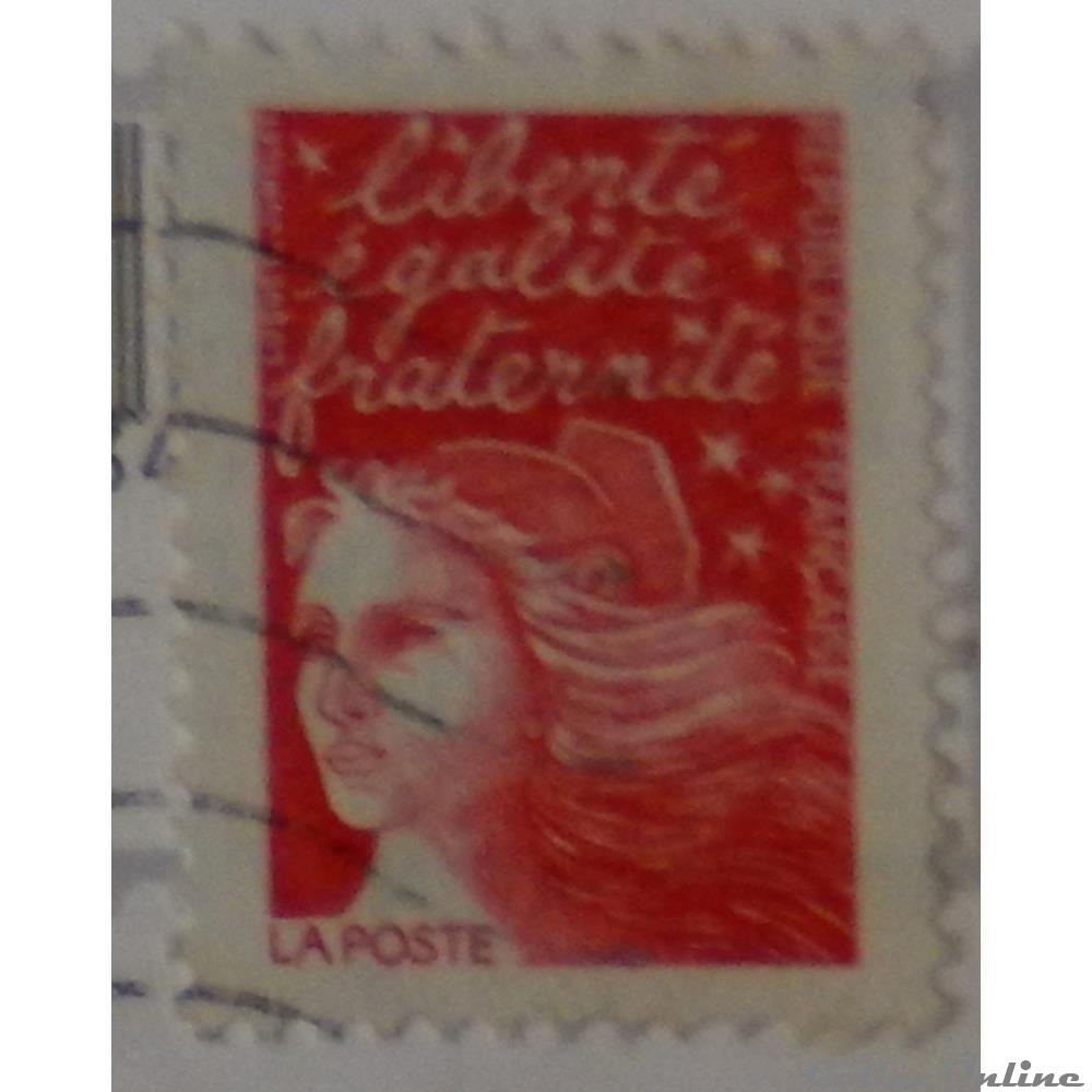 03083 Marianne de Luquet rose foncé sans valeur de 1997 timbre france 03083 marianne de luquet rose fonce sans valeur de 1997