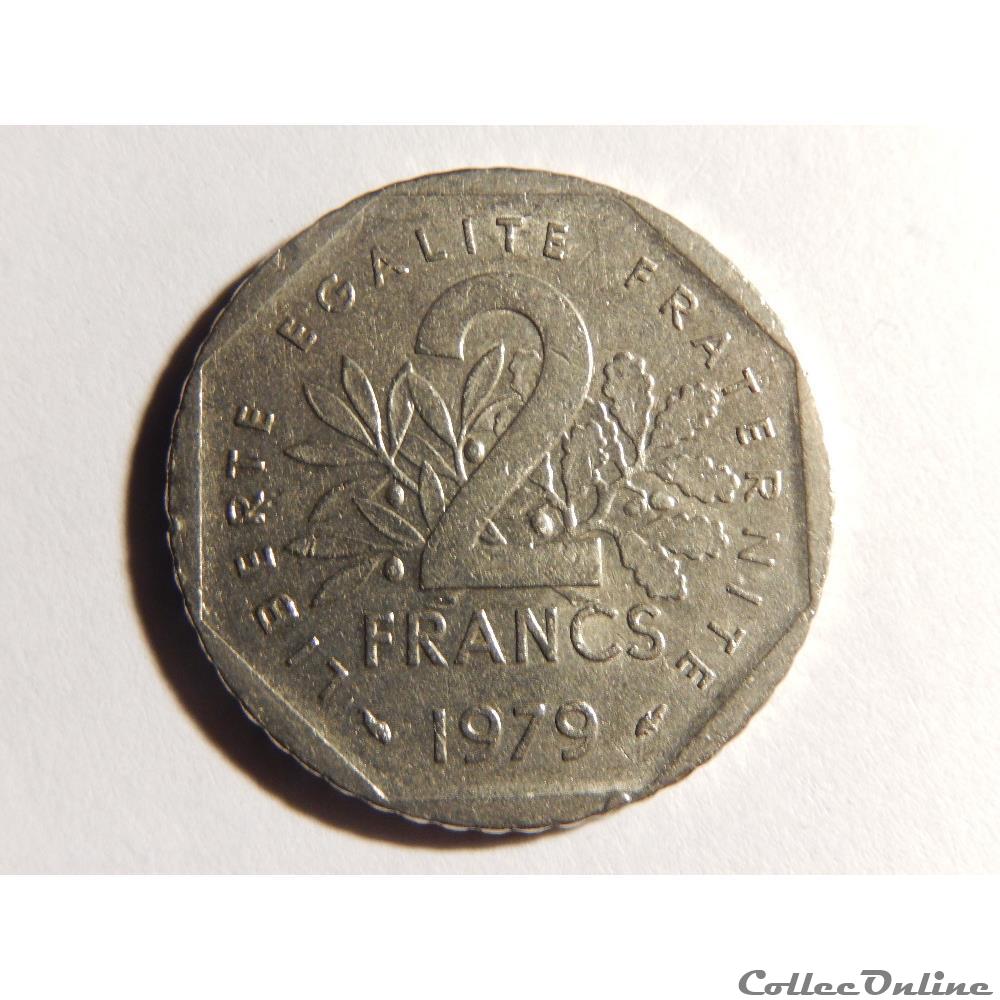2 Francs Semeuse 1979 monnaie france moderne 2 francs semeuse 1979
