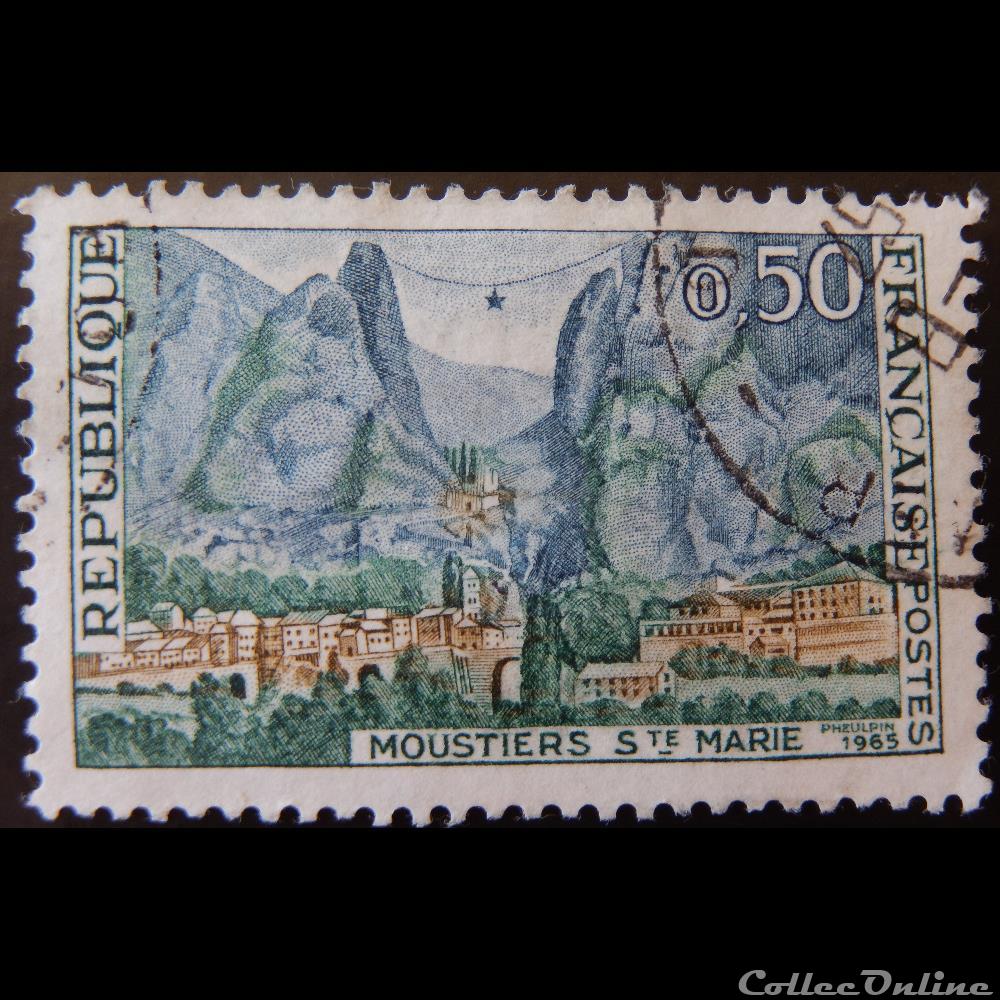 01436 Moustiers Sainte Marie 0.50F de 1965 timbre france 01436 moustiers sainte marie 0 50f de 1965