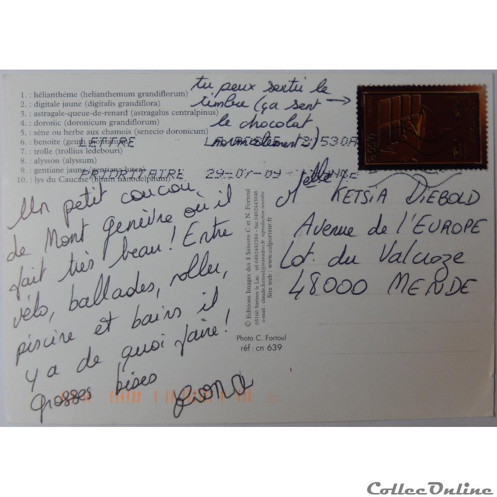CP Flore de montagne carte postale europe midi pyrenee cp flore de montagne