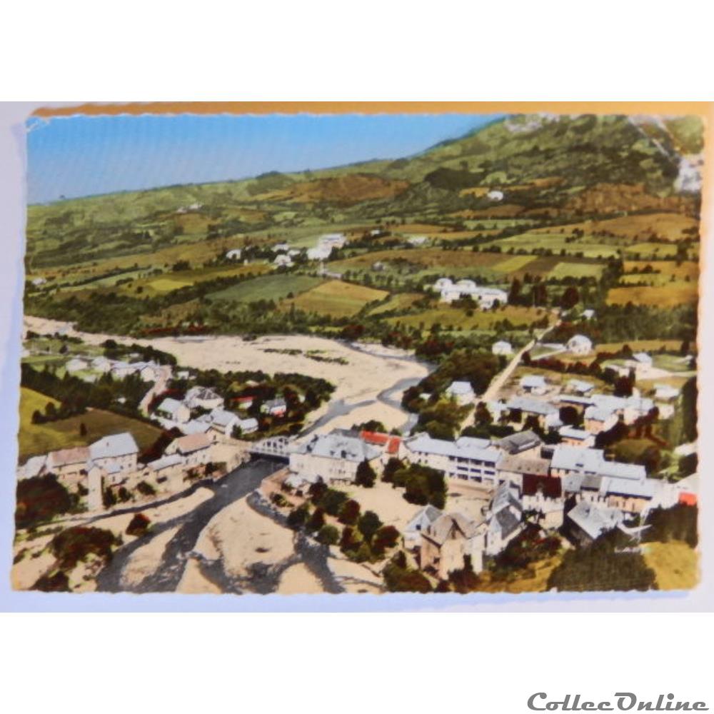 CPA des Hautes-Alpes, le Pont du Fossé, vue aérienne carte postale france provence cote azur cpa des hautes alpes le pont du fosse vue aerienne