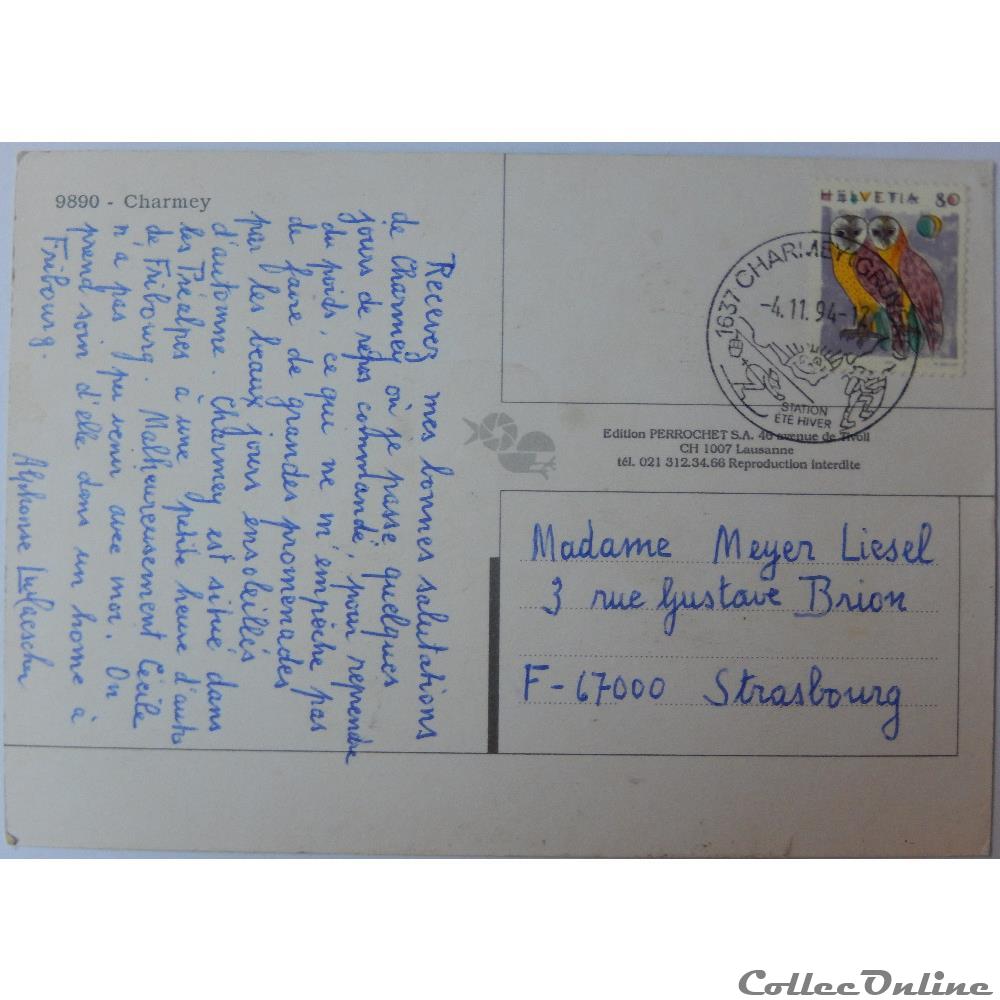 CP de Suisse, Fribourg, Charmey carte postale europe auvergne cp de suisse fribourg charmey