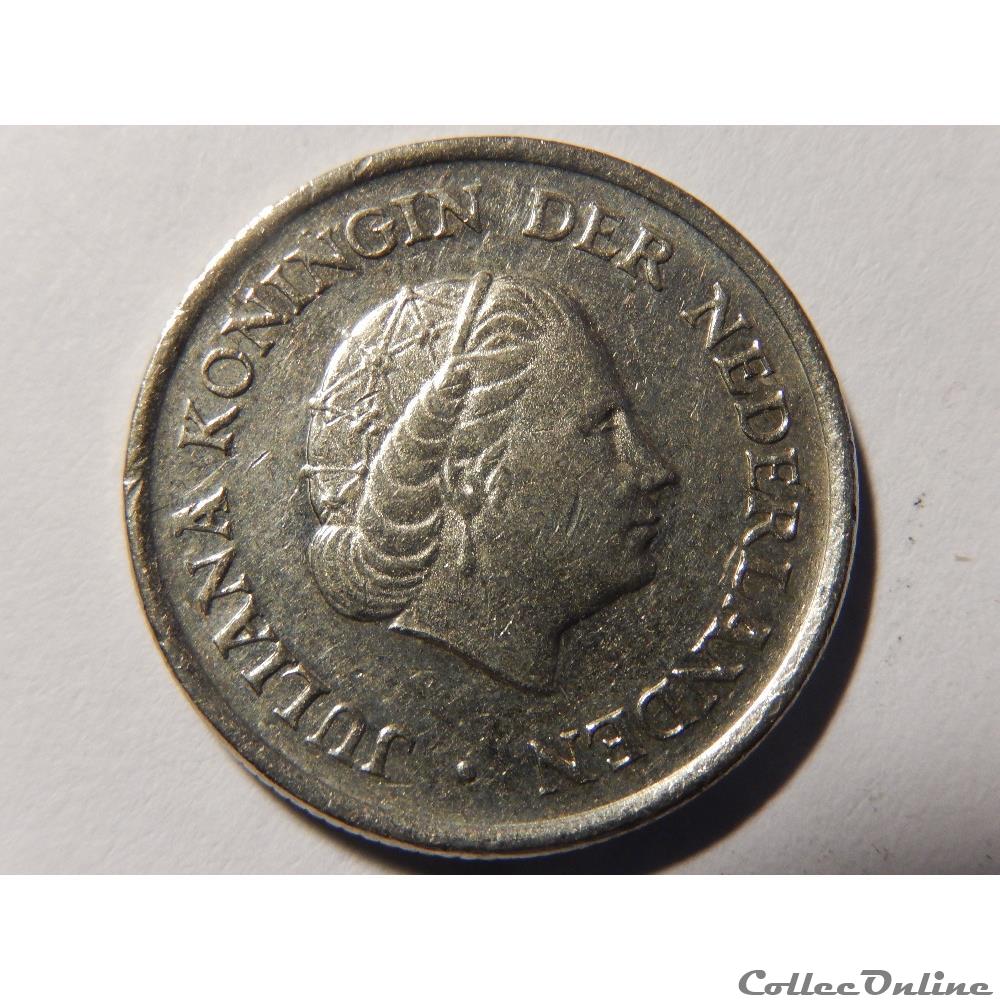 Pays-Bas, 25 cent de 1980 2 monnaie monde pays bas 25 cent de 1980