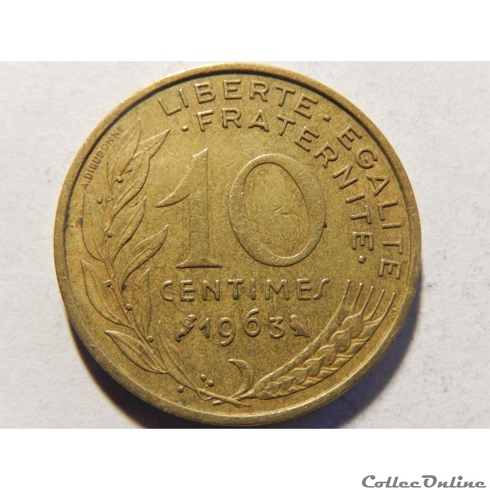 10 centimes Marianne 1963 monnaie france moderne 10 centimes marianne 1963