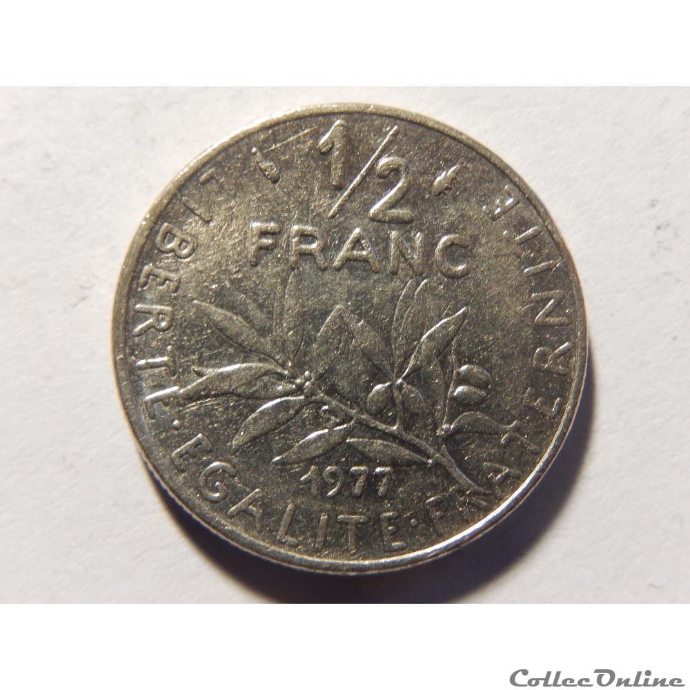 50 centimes Semeuse 1977 monnaie france moderne 50 centimes semeuse 1977
