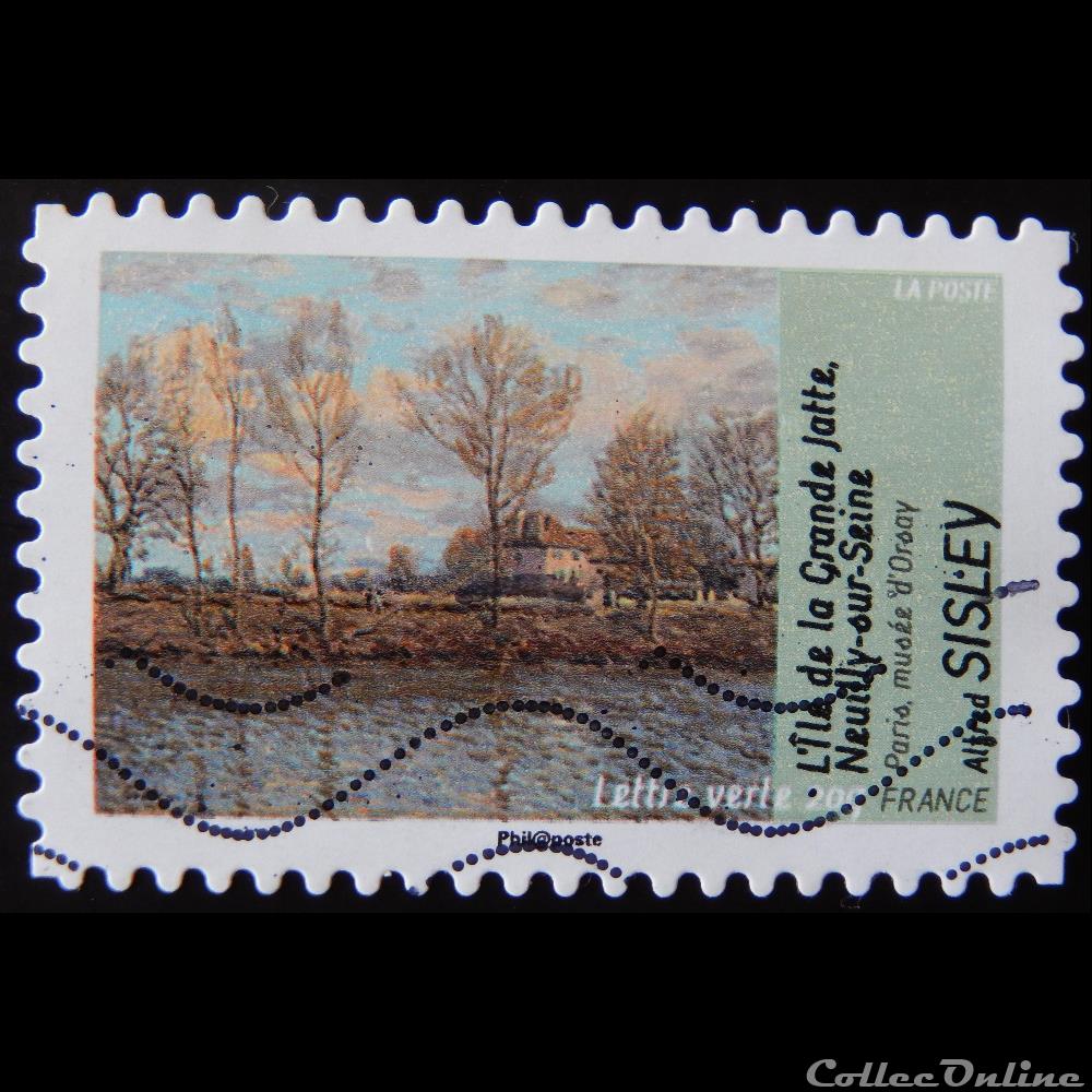 timbre france aa00825 ile de la grande jatte de sisley 20g