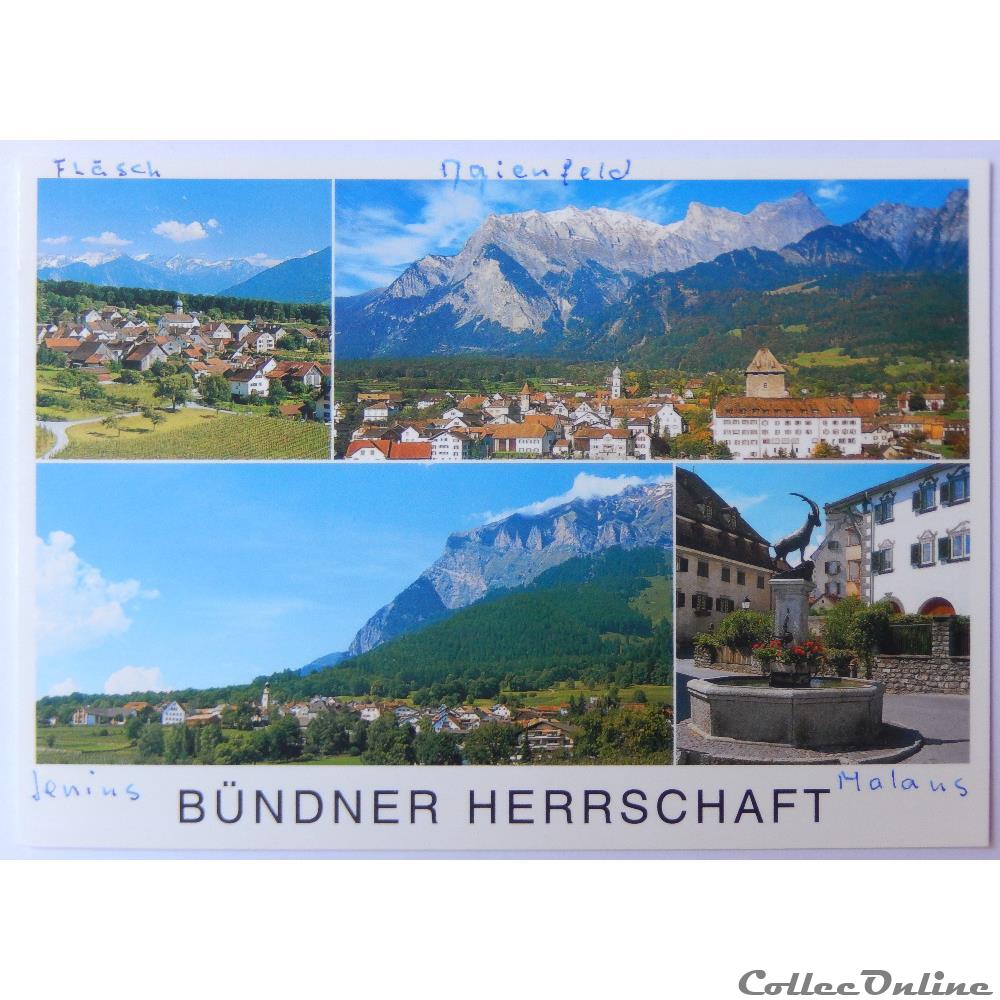 CP de Suisse, Les Grisons, la Seigneurie grisonne carte postale europe alsace cp de suisse les grisons la seigneurie grisonne