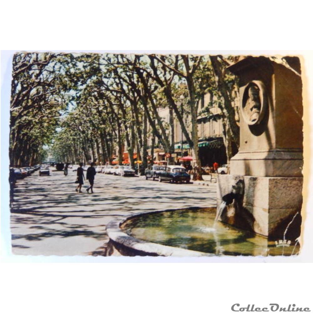 carte postale france cote azur cpa des bouches du rhone aix en provence