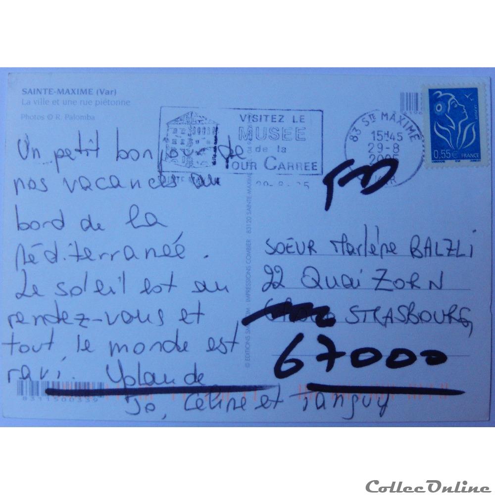 CP du Var, Sainte-Maxime carte postale france provence cote azur cp du var sainte maxime