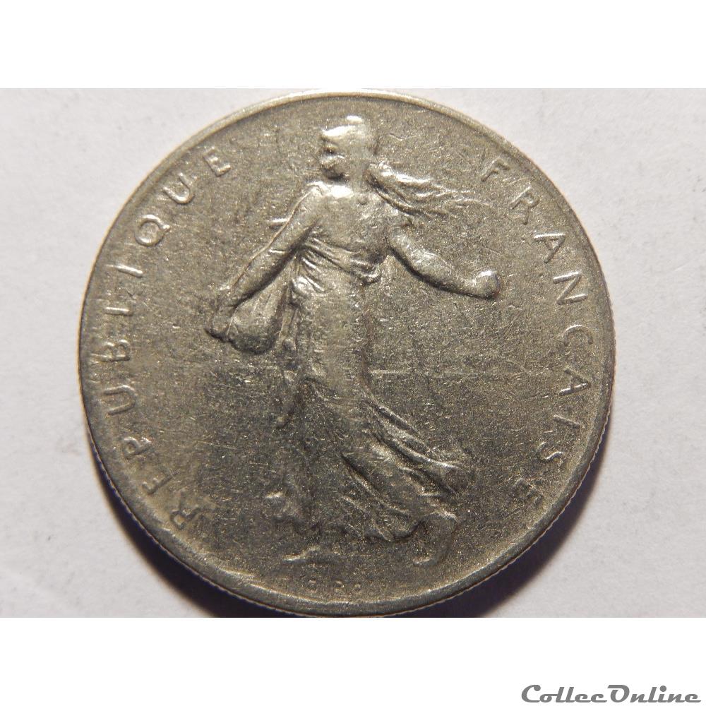 monnaie france moderne 1 franc semeuse 1964