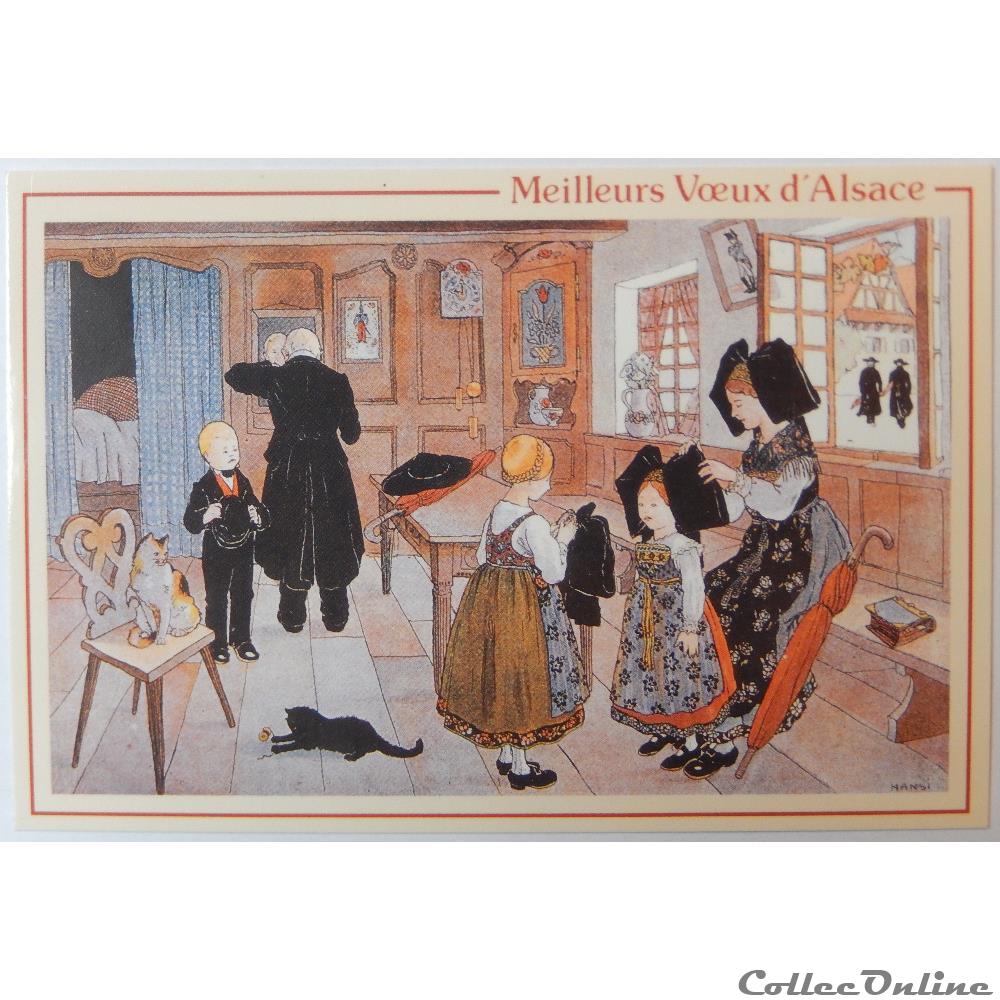 CP de meilleurs voeux d'Alsace carte postale champagne ardenne cp de meilleurs voeux alsace