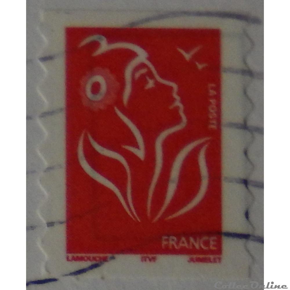 AA00049 Marianne de Lamouche rouge sans valeur de 2005 5 timbre france aa00049 marianne de lamouche rouge sans valeur de 2005