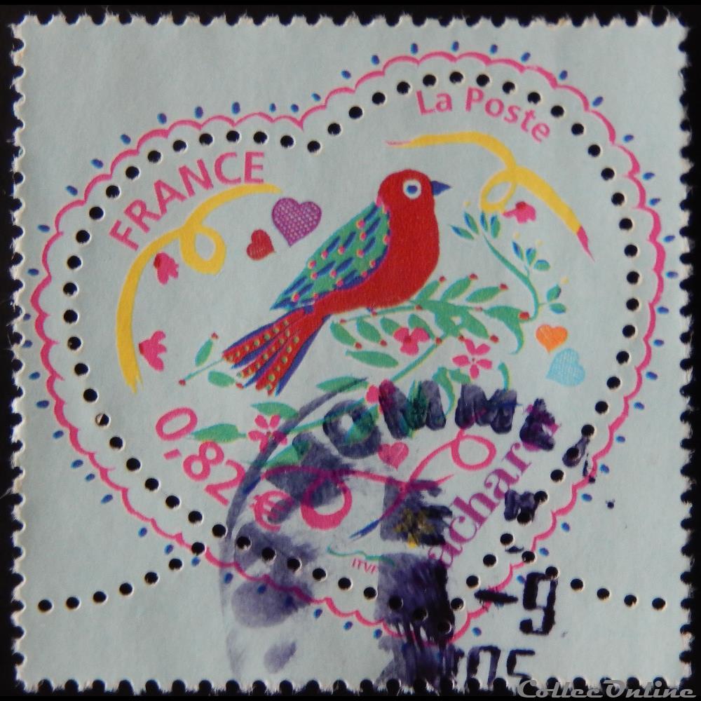 03748 Saint Valentin Le cœur de Cacharel 0,82 € de 2005 3 timbre france 03748 saint valentin le c ur de cacharel 0 82 de 2005