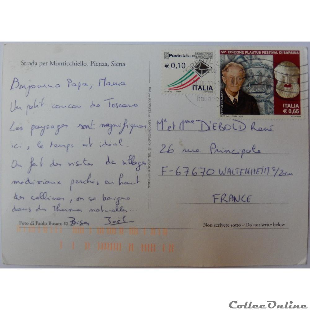 CP d'Italie, Toscane carte postale europe rhone alpe cp italie toscane