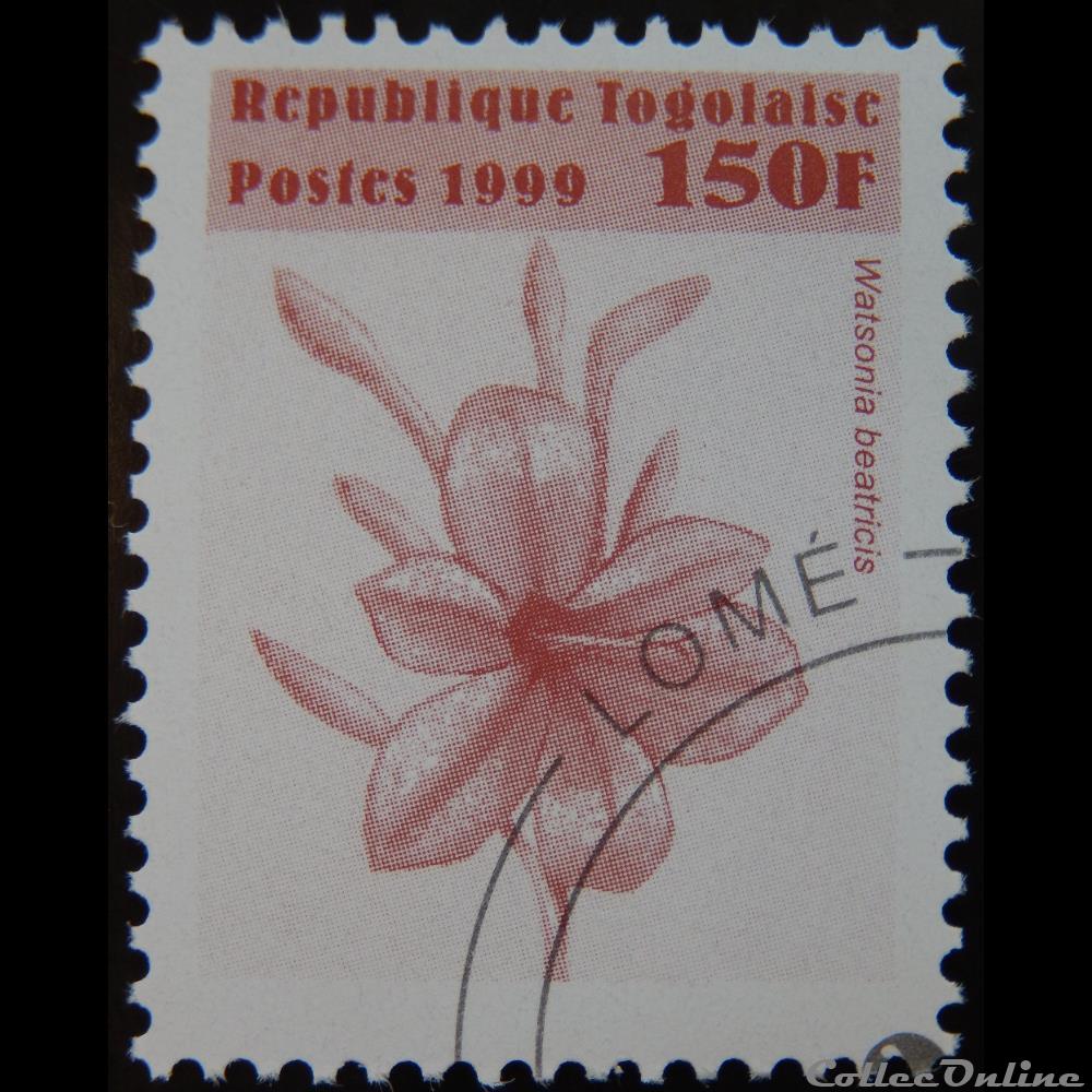 Togo 01688Y Watsonia beatricis 150F de 1999 timbre afrique togo 01688y watsonia beatricis 150f de 1999