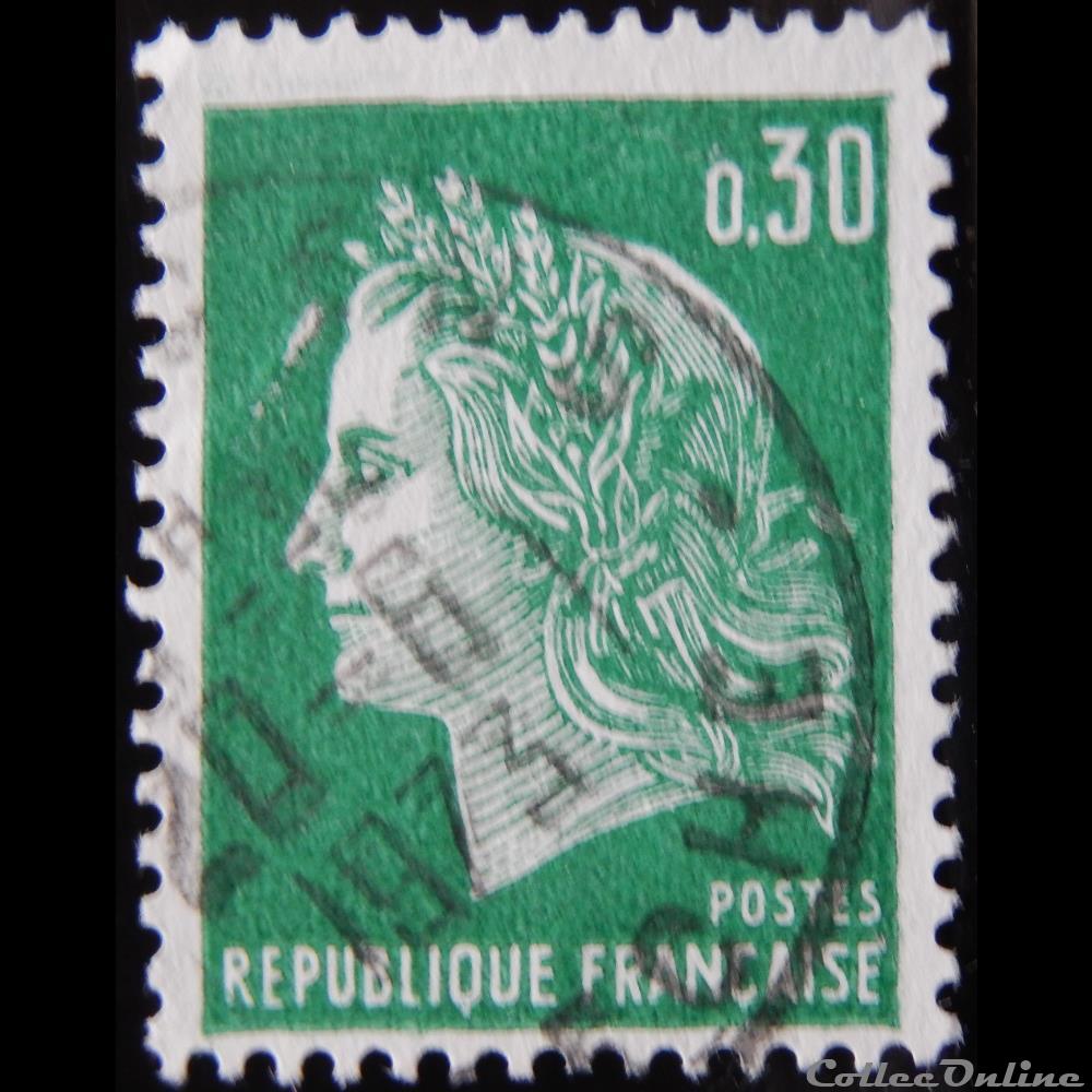 01611 La République de Cheffer 0.30F vert de 1969 5 timbre france 01611 la republique de cheffer 0 30f vert de 1969