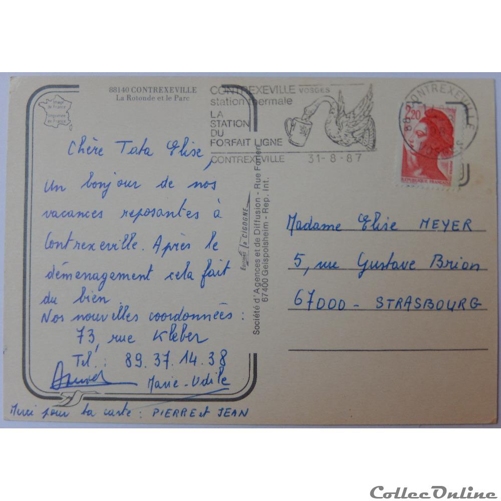 CP des Vosges, Contrexeville carte postale france lorraine cp des vosges contrexeville