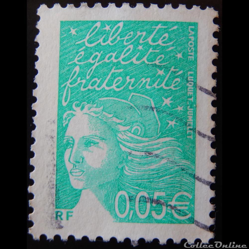 03445 Marianne de Luquet 0,05 € émeraude 3 timbre france 03445 marianne de luquet 0 05 emeraude
