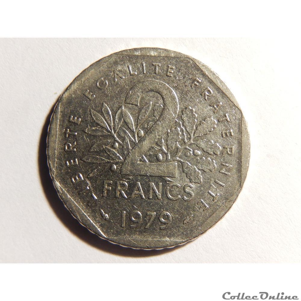 2 Francs Semeuse 1979 monnaie france moderne 2 francs semeuse 1979
