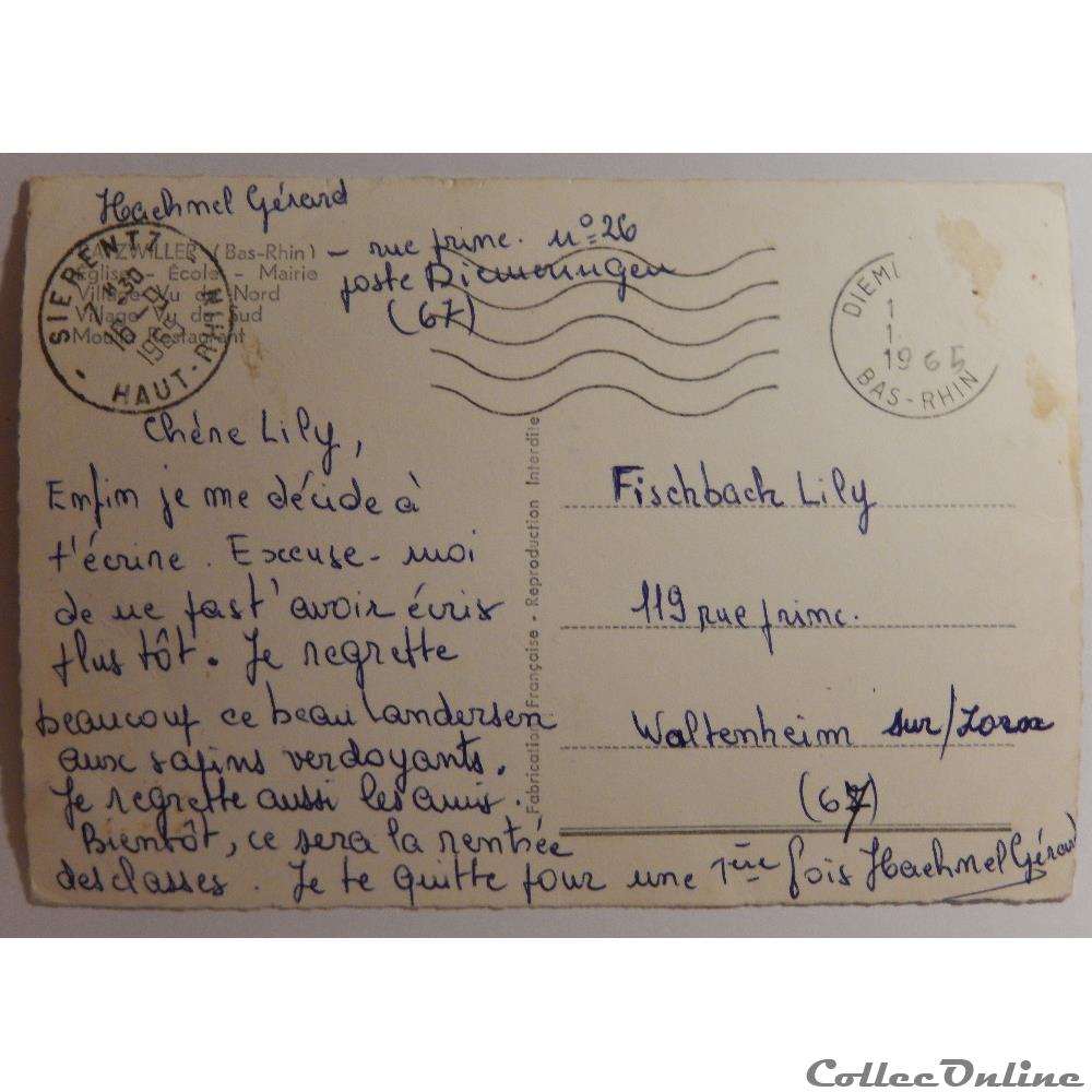 CPA de Ratzwiller, Bas-Rhin carte postale france alsace cpa de ratzwiller bas rhin