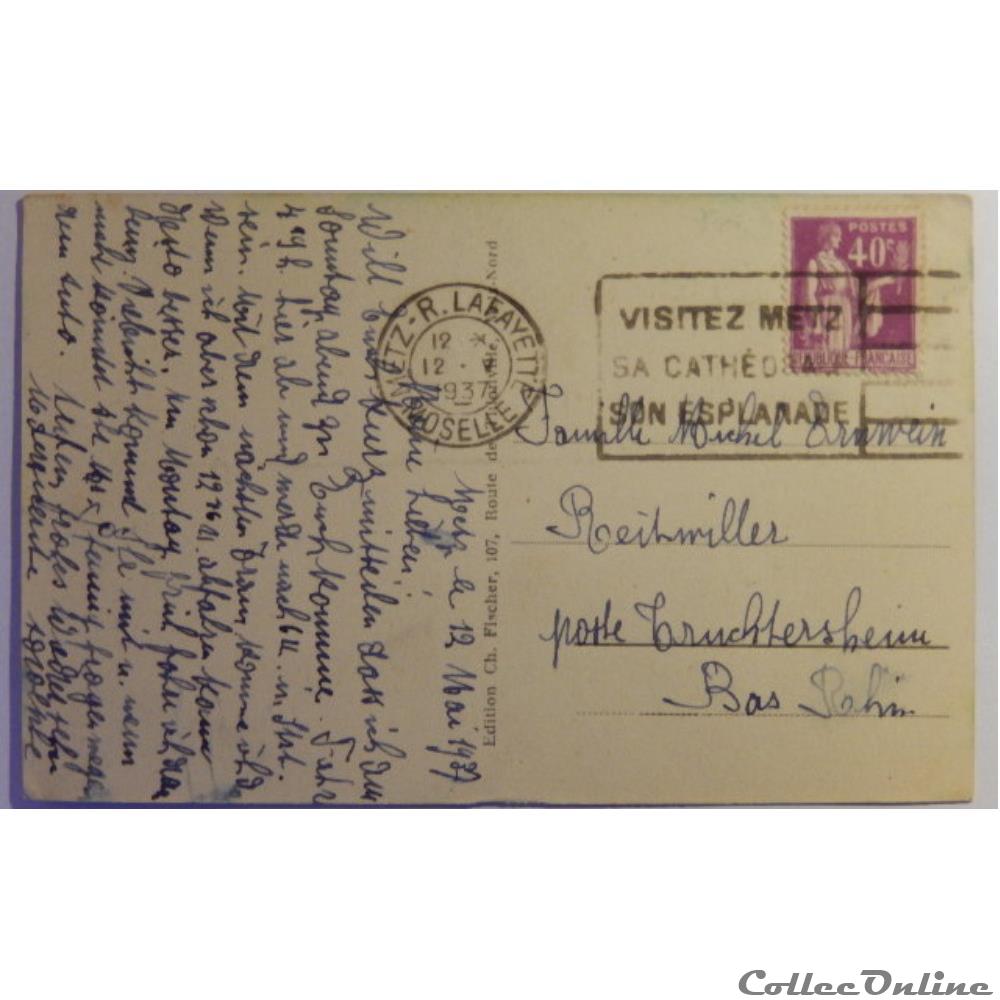 CPA de Moselle, Metz, kiosque de l'esplanade carte postale france lorraine cpa de moselle metz kiosque de esplanade