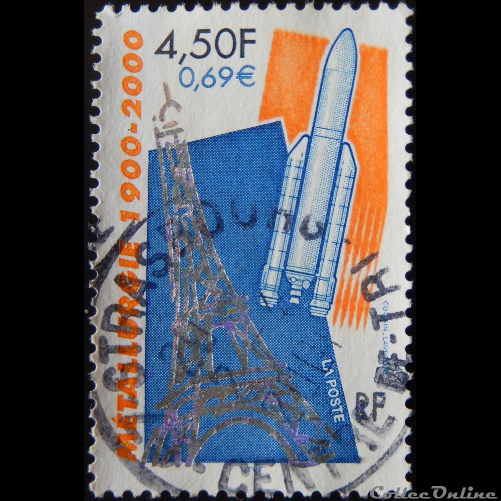 03366 La Métallurgie 1900-2000 4F50 - 0.69€ de 2000 timbre france 03366 la metallurgie 1900 2000 4f50 0 69 de 2000