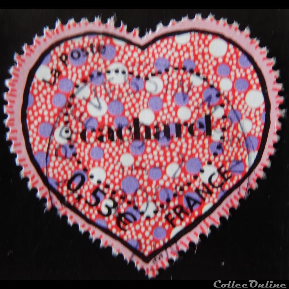 03747 Saint Valentin Le cœur de Cacharel 0,53 € de 2005 timbre france 03747 saint valentin le c ur de cacharel 0 53 de 2005