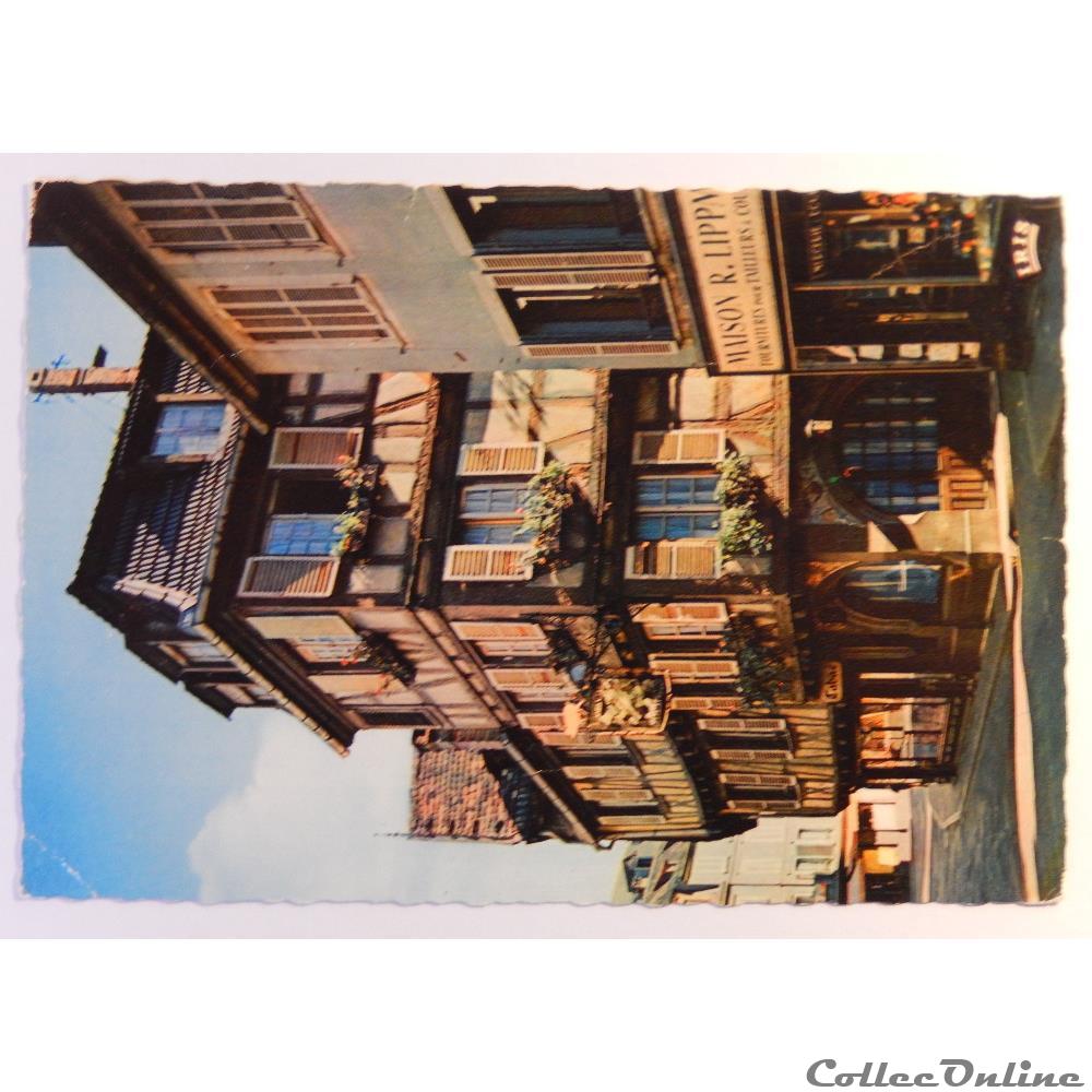 CPA de Colmar, rue des Serruriers, Haut-Rhin carte postale france alsace cpa de colmar rue des serruriers haut rhin