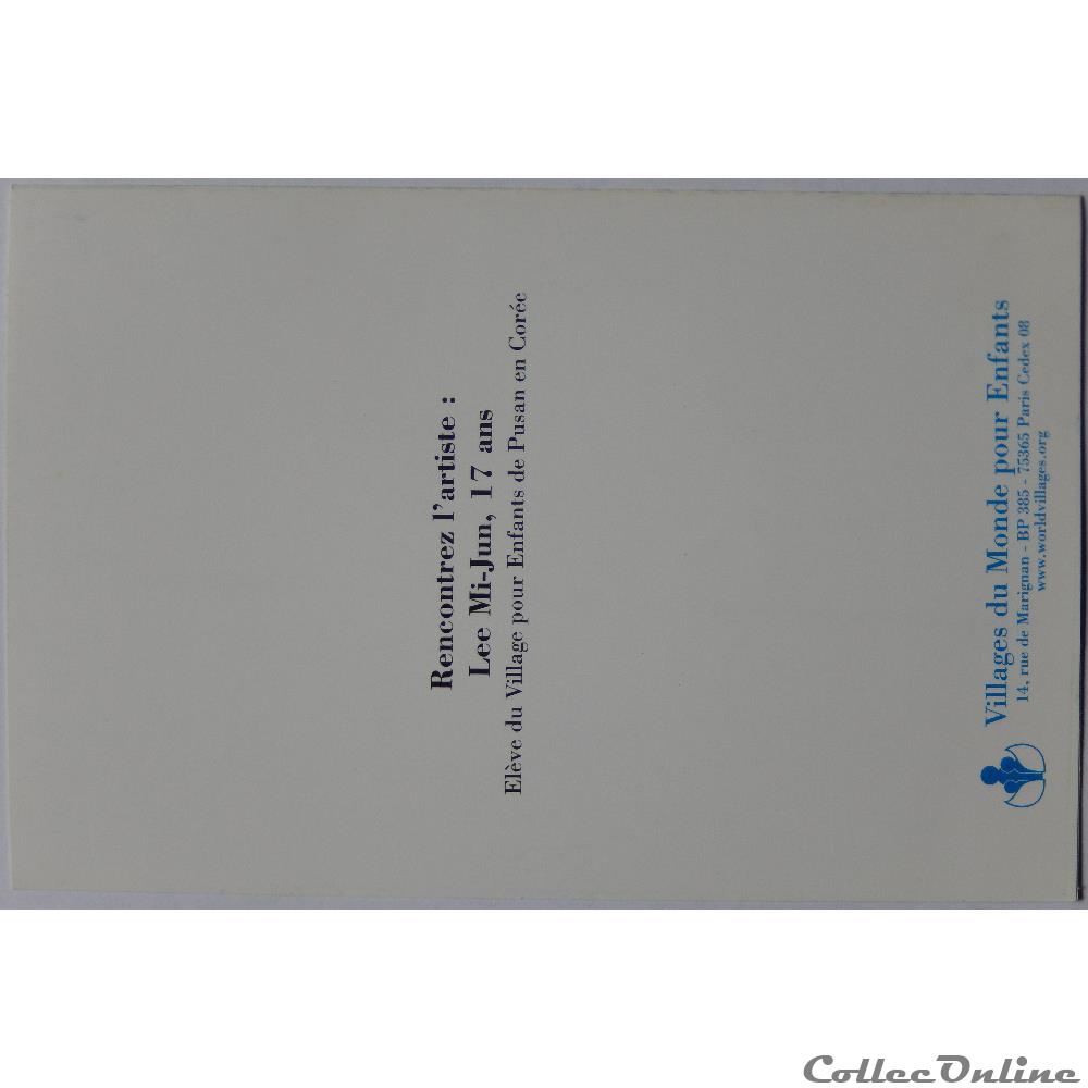 carte postale alsace cp peinture