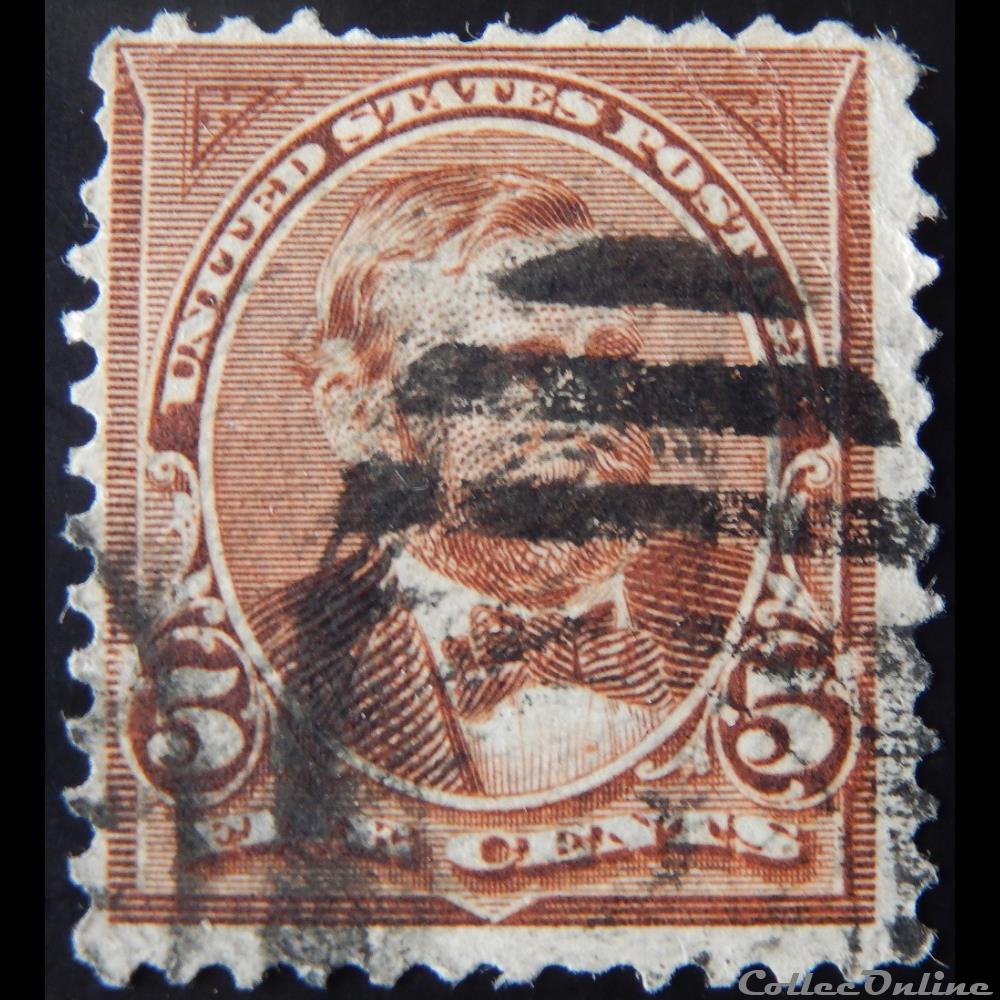 Etats Unis 00101 Ulysses S. Grant 5c de 1894 timbre amerique etats unis 00101 ulysses s grant 5c de 1894